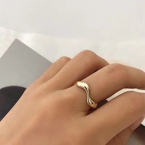 14k gold tone 925 silver ring